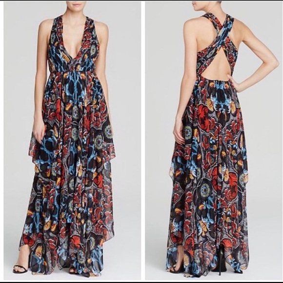 Alice + Olivia Kora Maxi Dress sz 0 - Picture 3 of 10